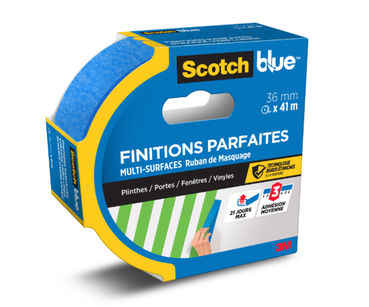 Ruban de masquage Finitions Parfaites SCOTCH l.36 mm x L.41 m