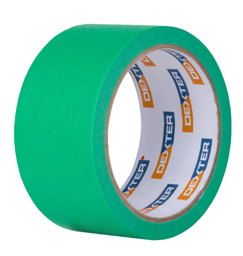 Ruban de masquage Extérieur DEXTER l.48 mm x L.25 m surfaces lisses vert