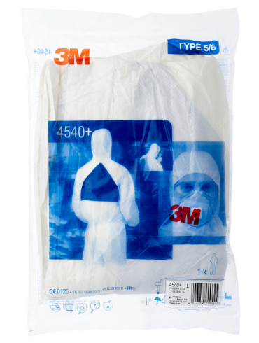 Combinaison de protection 3M, blanc, taille L