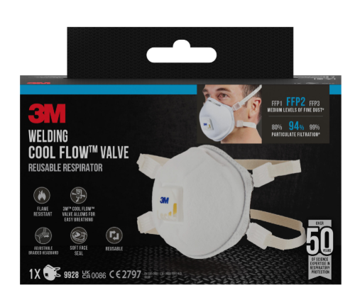Masque jetable contre les fumées de soudure ffp2 Universel 3M
