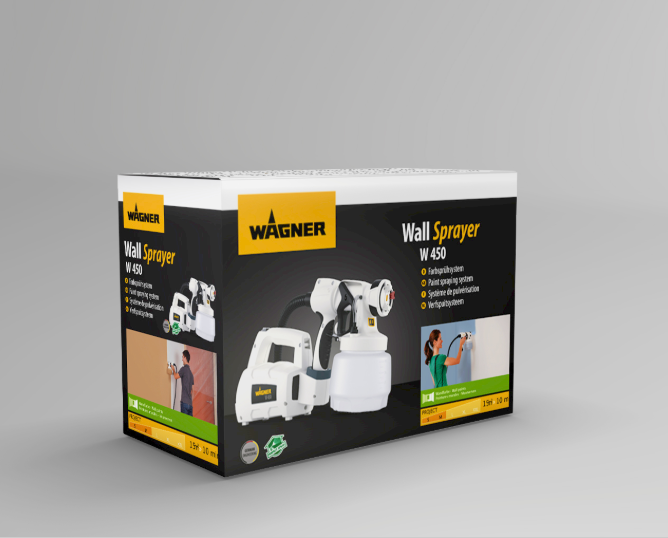 Pistolet peinture basse pression WAGNER Wall sprayer w 450