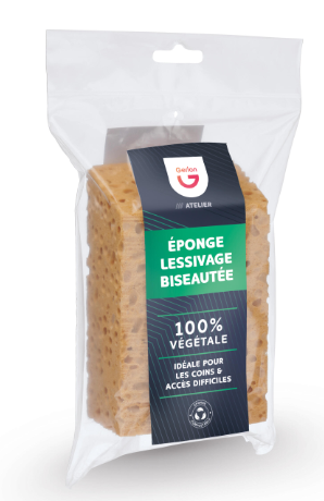 Eponge naturelle Gros travaux biseautée, GERLON