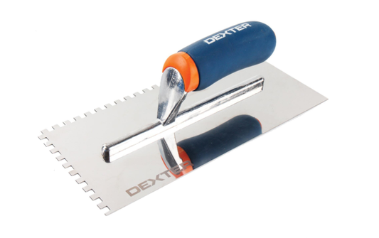 Platoir à colle cranté 6 mm DEXTER