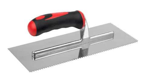 Taloche crantée en inox Taloche à colle v4