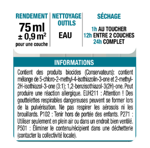 Testeur peinture carrelage, meuble, crédence sage 5 mat LUXENS Cuisine et bain 75ml