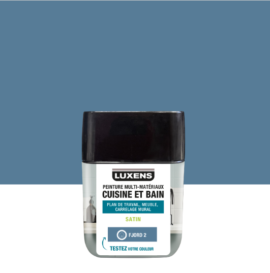 Testeur peinture carrelage, meuble, crédence fjord 2 satin LUXENS Cuisine et bain