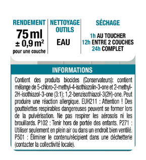 Testeur peinture carrelage, meuble, crédence granit 2 satin LUXENS Cuisine et ba