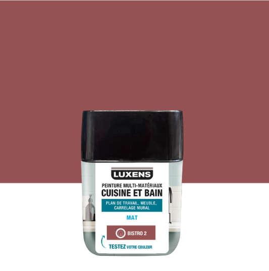 Testeur peinture carrelage, meuble, crédence bistro 2 mat LUXENS Cuisine et bain
