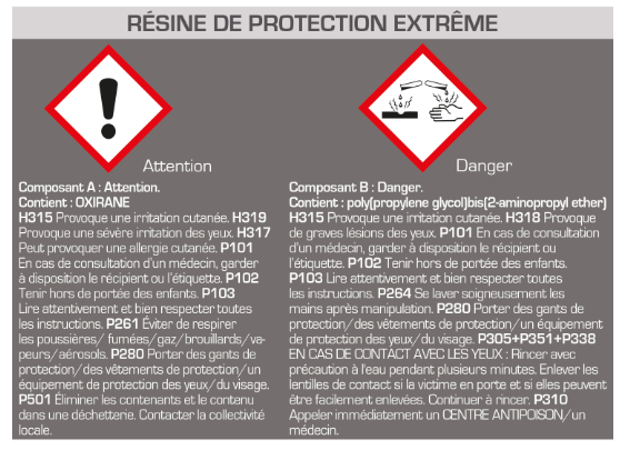 Résine de protection béton RESINENCE, incolore brillant, 0.3L