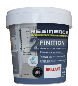 Résine de finition évier protecteur RESINENCE, incolore brillant, 0.25L