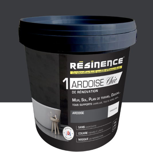 Enduit Ardoise chic RÉSINENCE, noir, 4 Kg