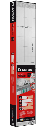 Sous-couche sol stratifié/parquet flottant, Silence radiant Ep.1.6mm AXTON 18m²