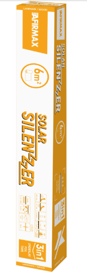 Sous-couche sol stratifié/parquet flottant, Silenzer solar Ep.1.5mm AFIRMAX, 6m²