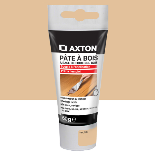 Pâte à bois AXTON neutre 60 g