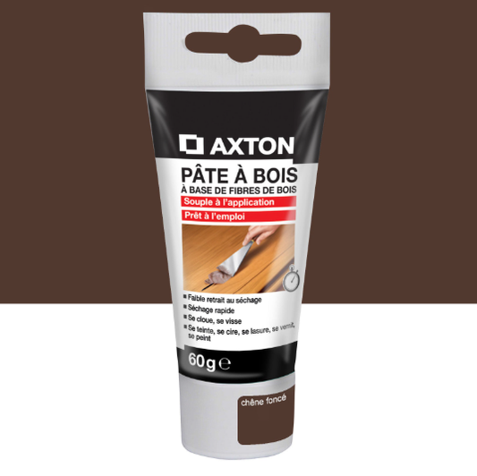 Pâte à bois AXTON chêne foncé 60 g