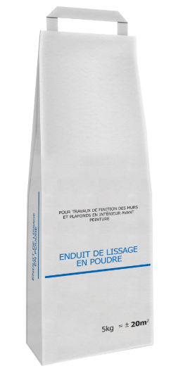 Enduit de lissage en poudre blanc 5 kg