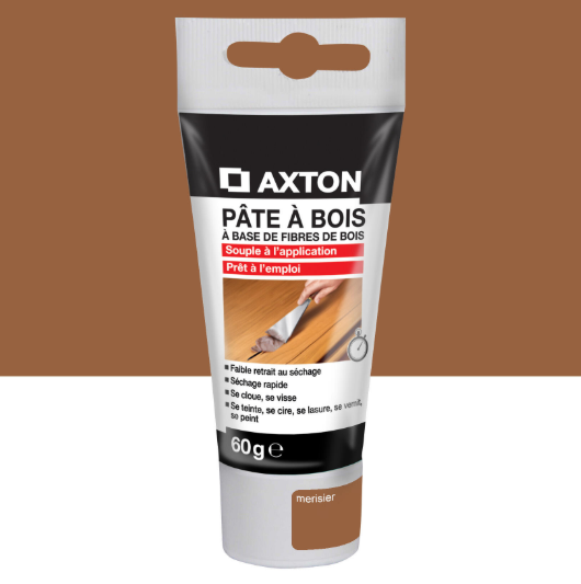 Pâte à bois , AXTON merisier 60 g