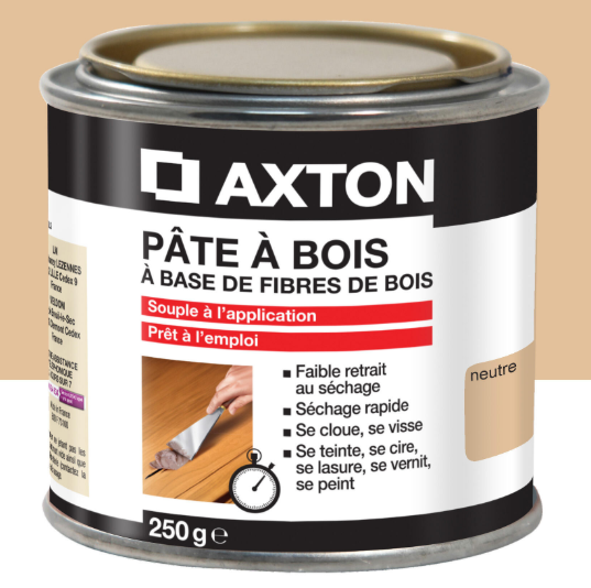 Pâte à bois , AXTON naturel 250 g