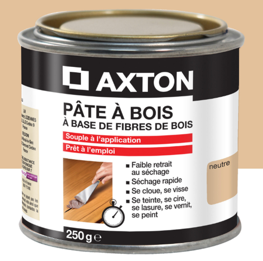 Pâte à bois , AXTON naturel 250 g