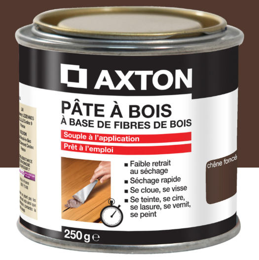 Pâte à bois AXTON chêne foncé 250 g
