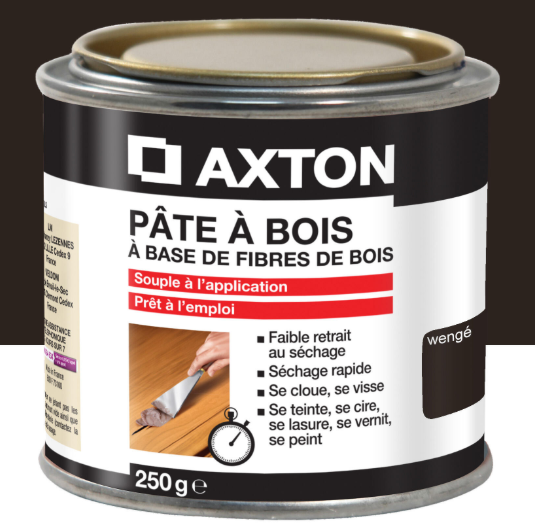 Pâte à bois AXTON wengé 250 g