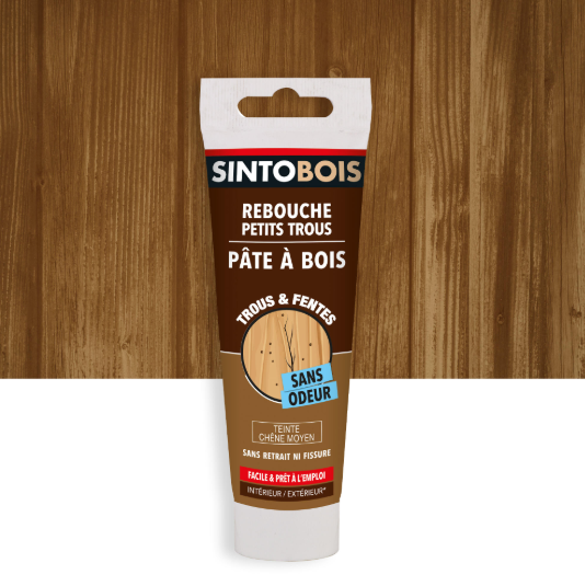 Pâte à bois Petits trous SINTO chêne moyen 80 g