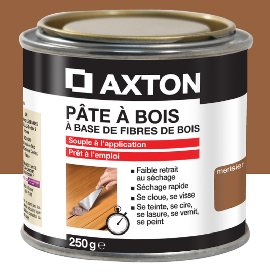Pâte à bois , AXTON merisier 250 g