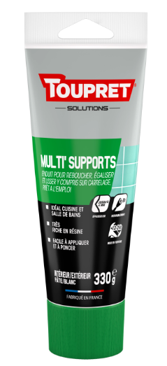 Enduit multi'supports et multifonction en pâte TOUPRET 330 g