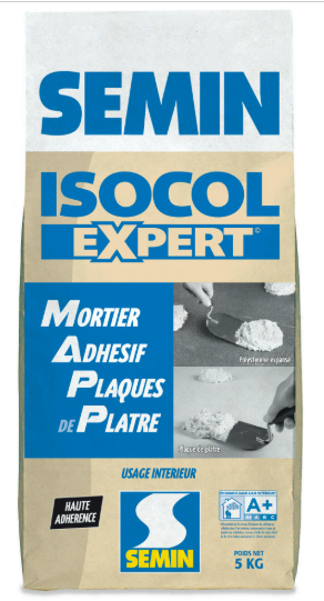 Mortier adhésif Isocol expert SEMIN, 5 kg