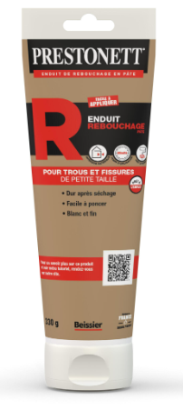 Enduit de rebouchage en pâte R PRESTONETT blanc 330 g