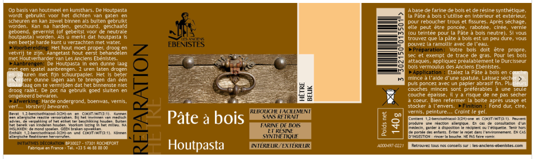 Pâte à bois LES ANCIENS EBENISTES