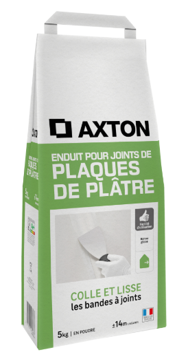 Enduit pour joint en poudre AXTON blanc 5 kg