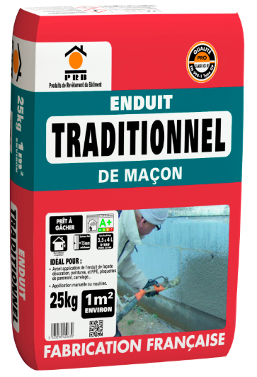 Enduit gris PRB 25 kg