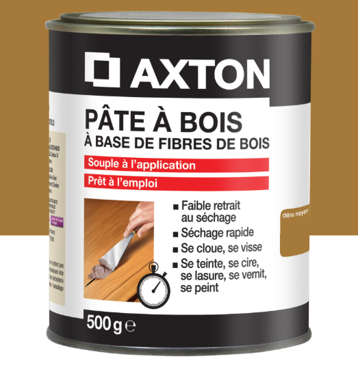 Pâte à bois AXTON chêne moyen 500 g