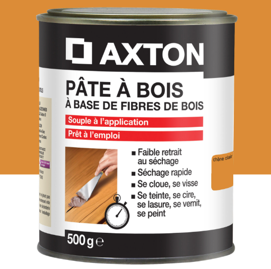 Pâte à bois AXTON chêne clair 500 g