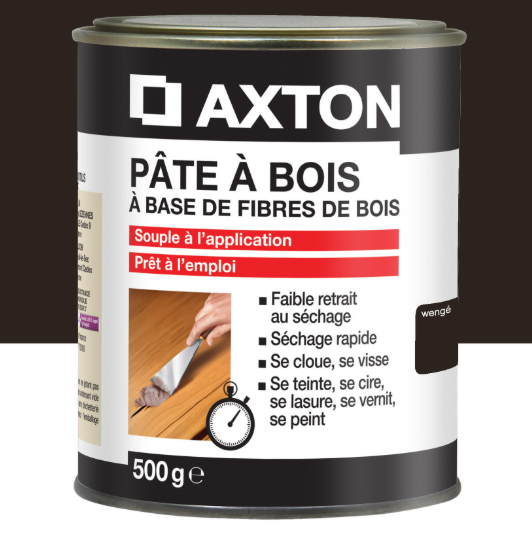 Pâte à bois AXTON wengé 500 g