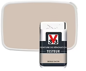 Testeur peinture de rénovation V33 seigle satin 50ml