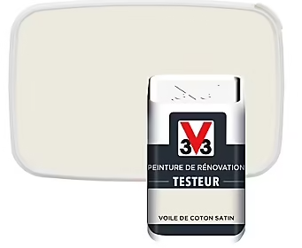 Testeur peinture de rénovation V33 voile de coton satin 50ml