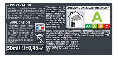 Testeur peinture de rénovation V33 voile de coton satin 50ml