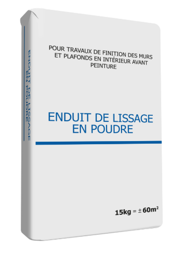 Enduit de lissage en poudre blanc 15 kg
