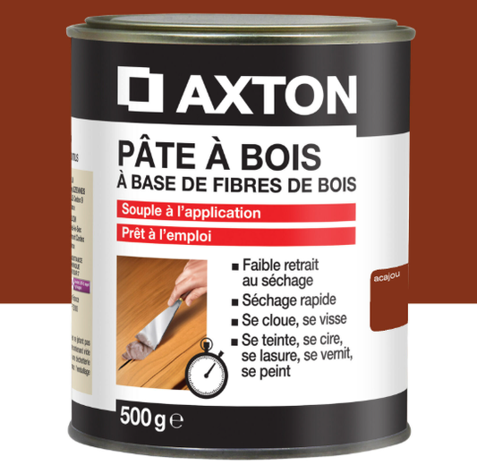 Pâte à bois AXTON acajou 500 g
