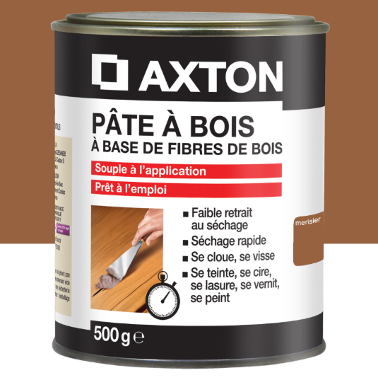 Pâte à bois , AXTON merisier 500 g