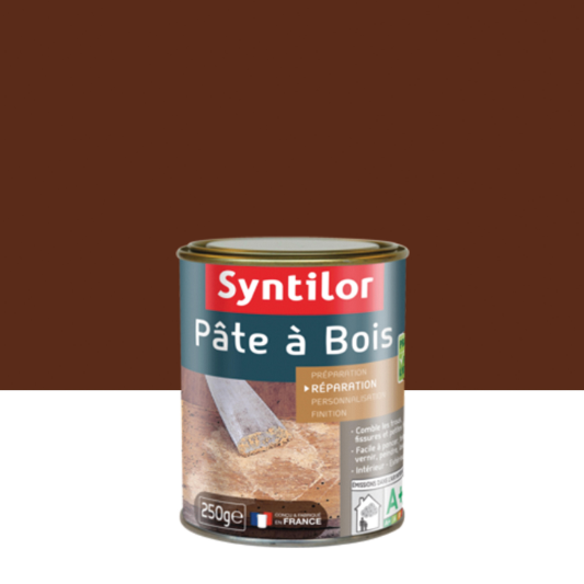 Pâte à bois , SYNTILOR acajou foncé 250 g