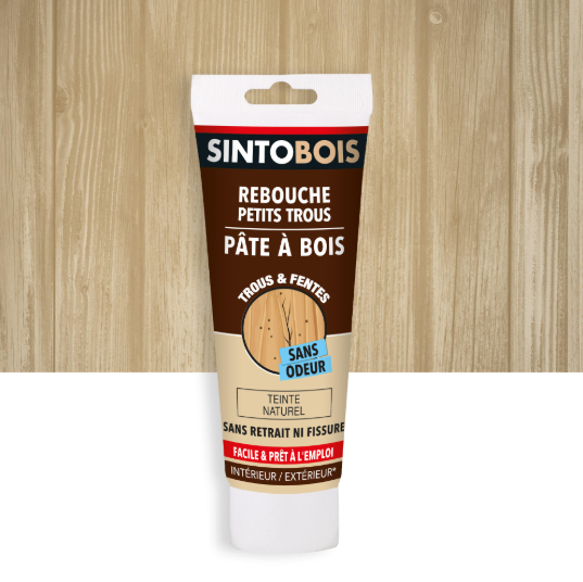 Pâte à bois Petits trous SINTO naturel 250 g
