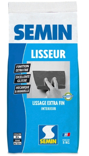 Enduit de lissage extrafin SEMIN, 5 kg