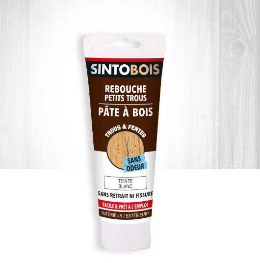 Pâte à bois Petits trous SINTO blanc 250 g