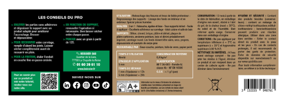 Enduit multifonction en pâte Multi rénov' PRESTONETT blanc 1 kg