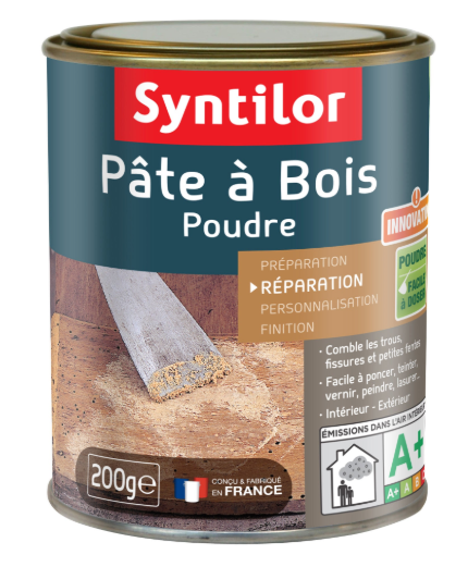 Pâte à bois En poudre SYNTILOR chêne moyen 200 g