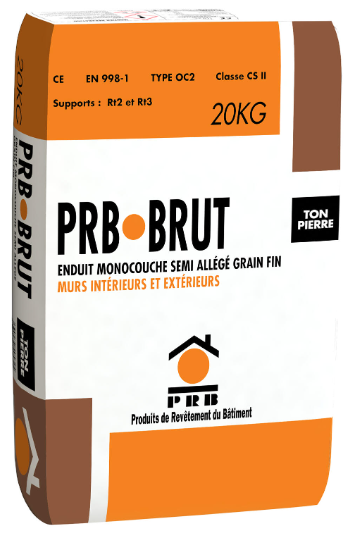 Enduit monocouche ton pierre, PRB PRO, 20 kg