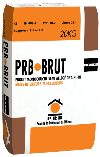 Enduit monocouche ton Picardie, PRB PRO, 20 kg